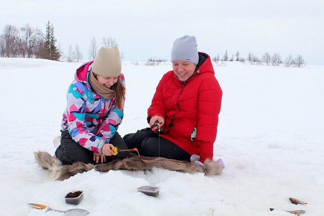 chauffage pour la peche sur glace