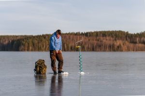 liste ligne de peche sur glace